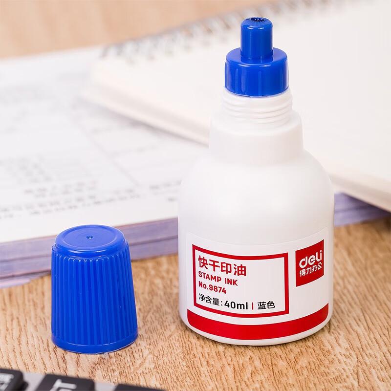 Deli 10ml Red Photosensitive Stamp Ink