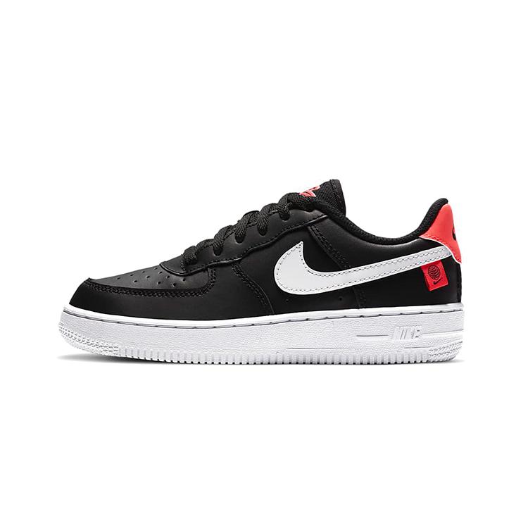 

Nike Air Force 1 Worldwide Leather Low top Skateboard Shoes Black Red Children Aged 3 7 Years Old CN8539-001 29.5