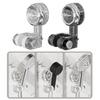 Yousheng Suction Cup Shower Head Holder Angle Adjustable Strong Load-Bearing Universal Removable Wall Mount Shower Rack with Hook