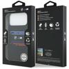 BMW M Silikon Horizontale Linie MagSafe Hülle für iPhone 17 Pro Max Schwarz
