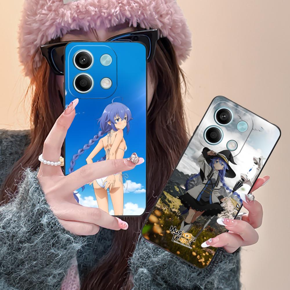 Mushoku Tensei Roxy Mobile Phone Case for Xiaomi Redmi 15 14 13 12 A5 3 2 1 C Plus 4G 5G Colorful Printing Cover Cover Pretty