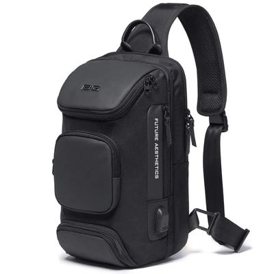 YESLAU Body Bag Shoulder Bag Large Capacity Waterproof Shoulder Bag Crossbody Bag One Shoulder Bag Popular Bag USB Port iPad Storage Commuting Travel