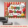 Party Backdrop Happy Birthday Birthday Photo Booth Background Front Door Decor