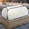 Portable Mini Greenhouse for Patio Pop Up Winter Garden Rows Plant Covers, Raised Beds Vegetable Cold-proof Protection Covers Protector, Freeze