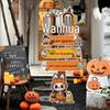 Halloween Pumpkin Lantern Board Standee for Outdoor/Kindergarten Decorations
