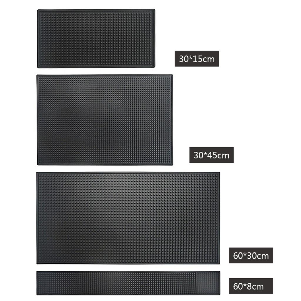 Countertop Pad PVC Wear-resistant Rectangle Bar Service Spill Mat Waterproof Non-slip Dishwasher Safe for Home Kitchen Table