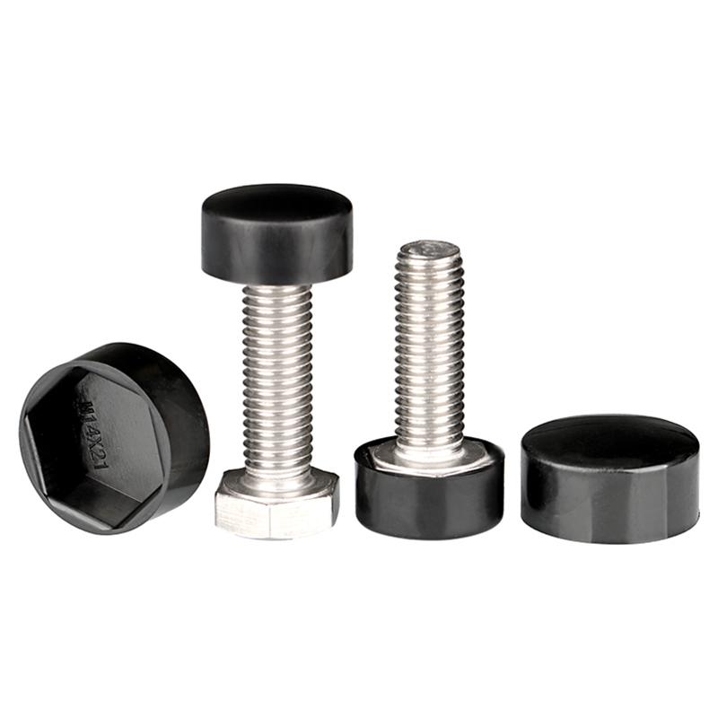 Piuliță Hexagonală Cap Plat Capac Protector din Plastic Șurub Hexagonal Extern Cap Scund Capac Decorativ Capac de Protecție împotriva Prafului