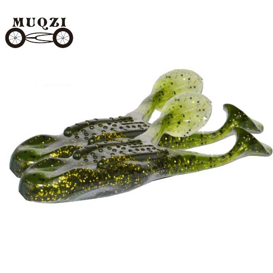 2 db mesterséges élethű béka horgász csali szilikon szimulációs eszköz