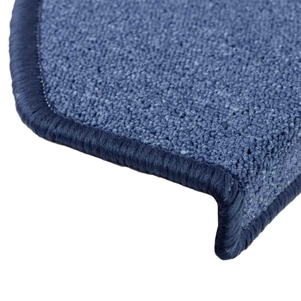 Stair Treads 10 Pcs. 65 X 24 X 4 Cm Blue Semi Circular Large