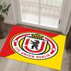 Union Berlin FC Design Crystal Velvet Carpet Cozy Non?Slip Printed Rug For Bedroom Living Room Entrance