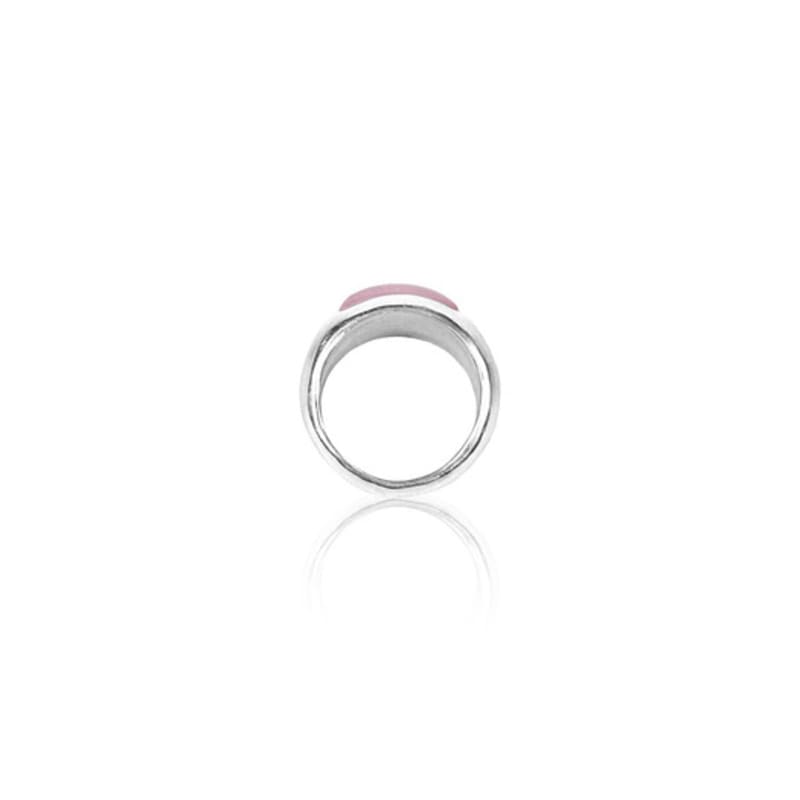 THE YNE TRIANGLE PINK RING