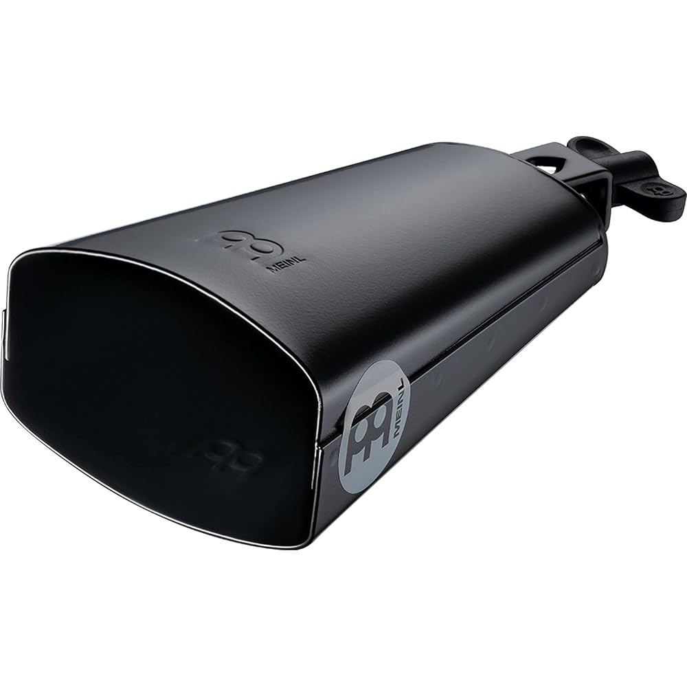 MEINL Percussion SL675-BK Cowbell, Black Powder Coated Steel, 6 3/4" (Official Japanese Product)