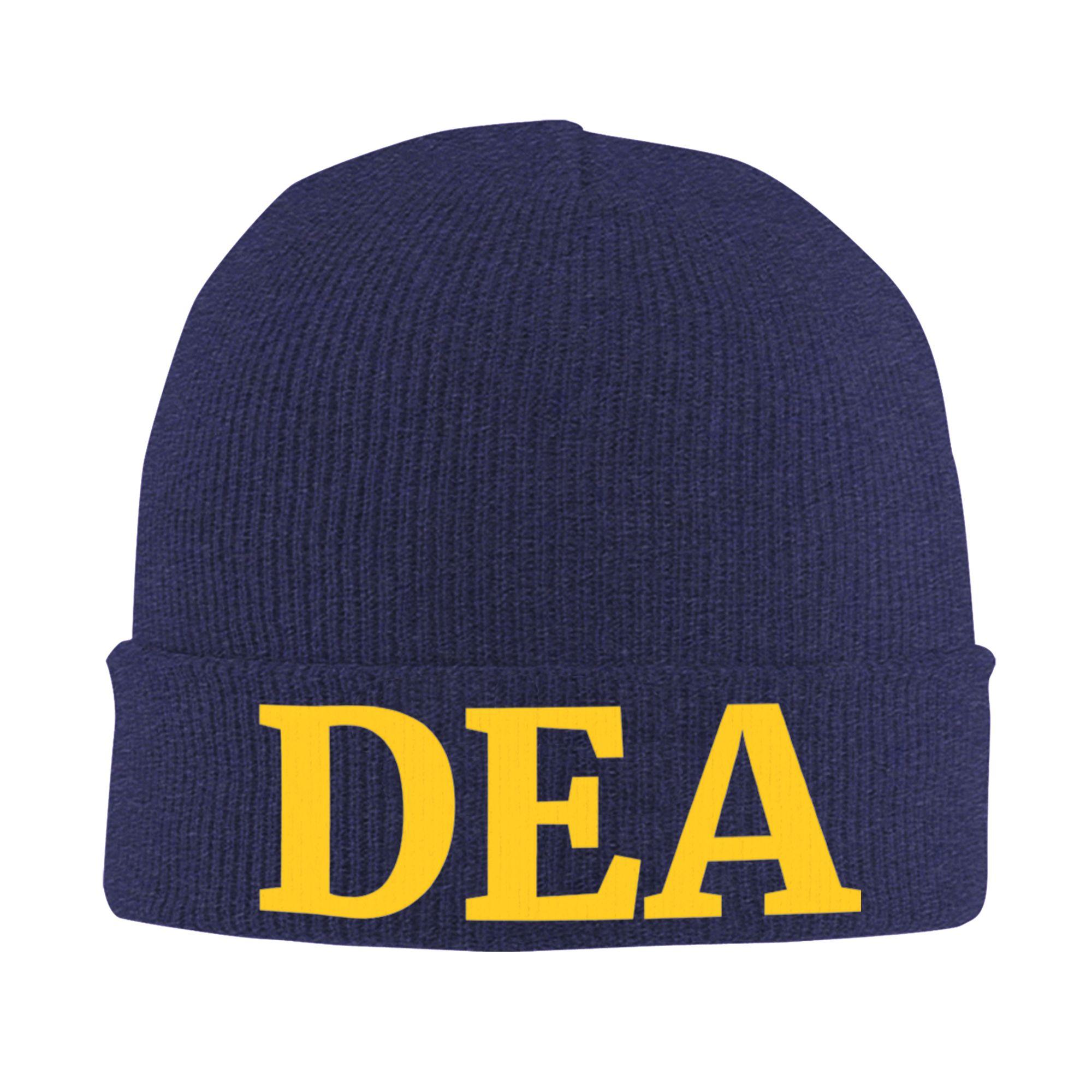 

DEA Logo US Federal Interdiction Agency Hat Autumn Winter Beanies New Caps Unisex Acrylic Knitted Caps One Size