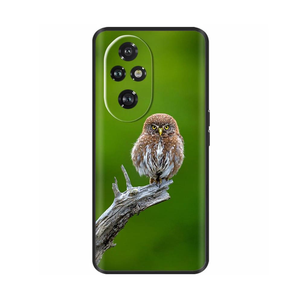 Für Honor 200 Pro Hülle Niedlich Weich Silikon TPU Coque Funda für Honor 200 Pro honor200 Handyhülle Schwarz Capas Für Honor 200 Lite