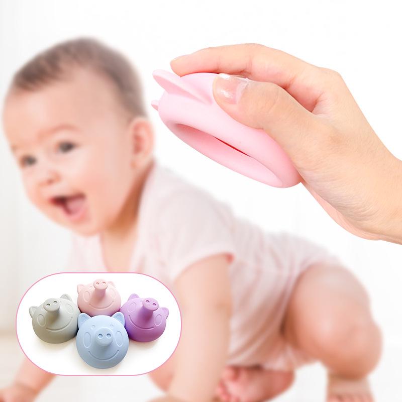 Little Pig Silicone Baby Burp and Phlegm Remover - Anti-Gas, Anti-Spit-Up Device