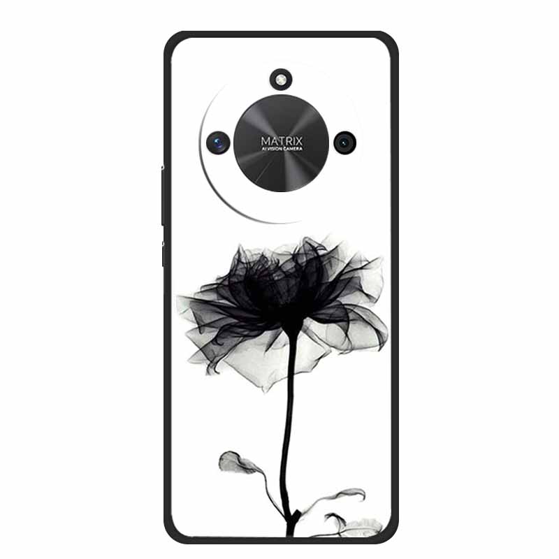 

Чехол для телефона Honor X60 5G Задняя крышка Чехол HonorX60 Черный Силиконовый Мягкий Funda Для Honor X9c Умный чехол HonorX9c Умный Coque Сумка Honor X60 5G