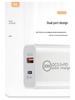 PD20W Fast Charger: Dual Port A+C QC3.0 Set for Apple 12, EU/US Plug Compatible