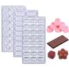 Chocolate Mold Plastic Creative Household Kitchen Baking Tools Food Grade Candy Baking Mold Various Styles DIY Baking Mold TMZ