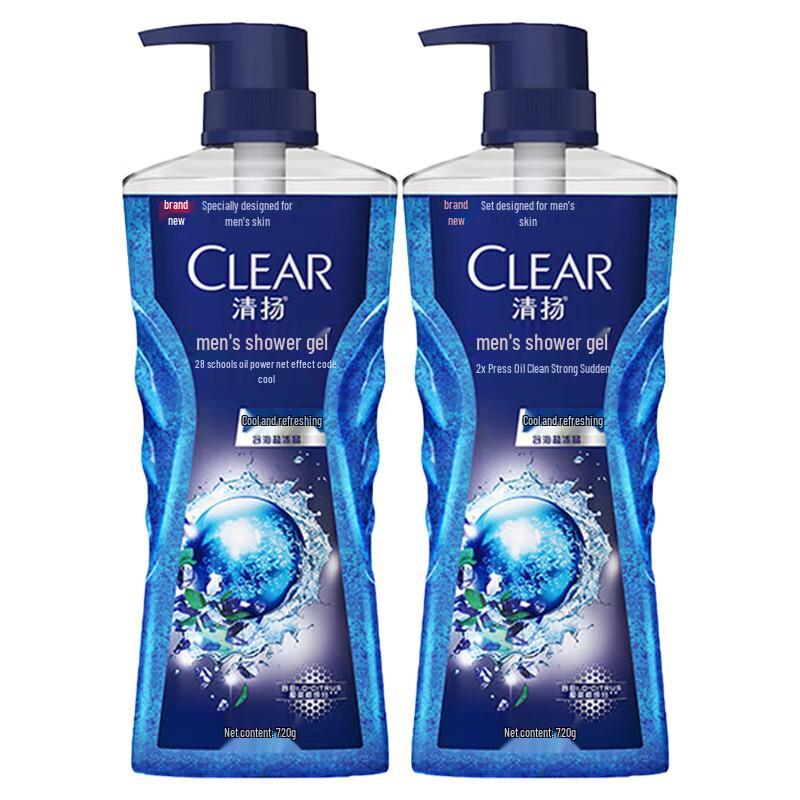 

Clear Men s Cool & Refreshing Oil Control Shower Gel