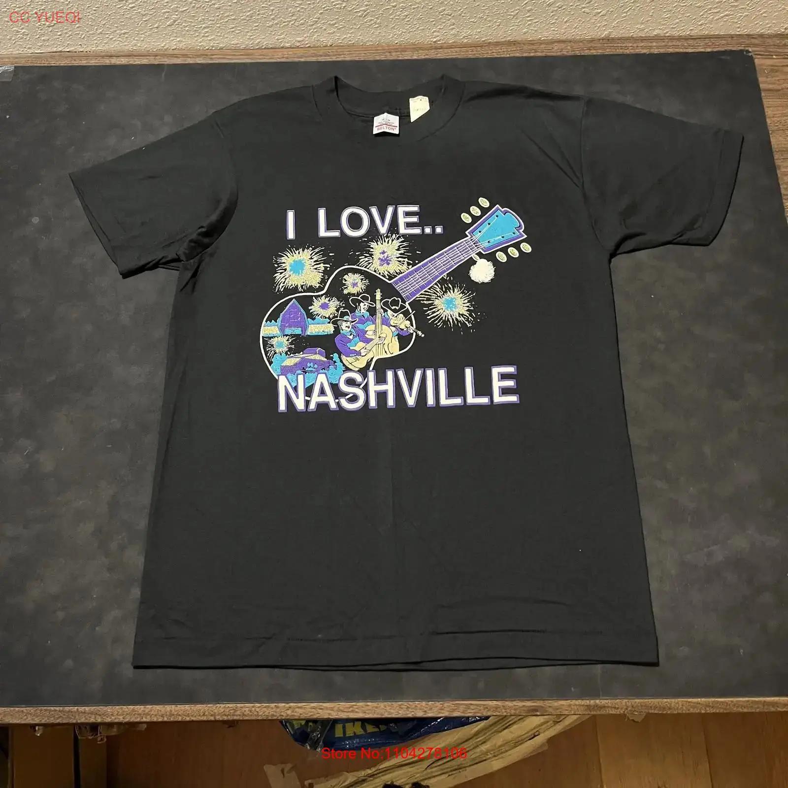 

Vintage Nashville T Shirt Mens Large Country Music Opryland USA Made 90s vintage Washed fashion Unisex Stretched Slightly 5XL різнокольоровий