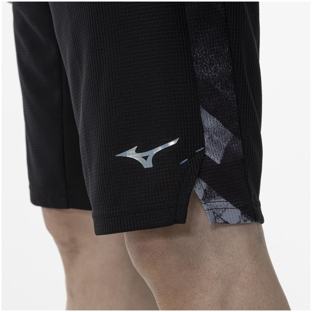 Mizuno Dry Aeroflow Training Shorts, Highly Breathable, 32MDA555, Black, Size S