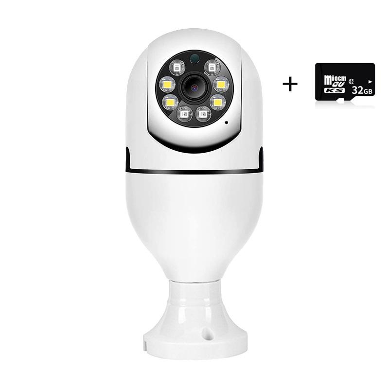 A6 Light Bulb Camera HD Wireless WiFi Night Vision Security Camera Motion Detection Baby Monitor