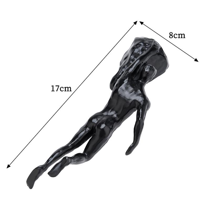 

Творческий индустриальный стиль скалолаз человек смола настенное украшение статуя скульптура фигурки ремесла домашний декор украшения