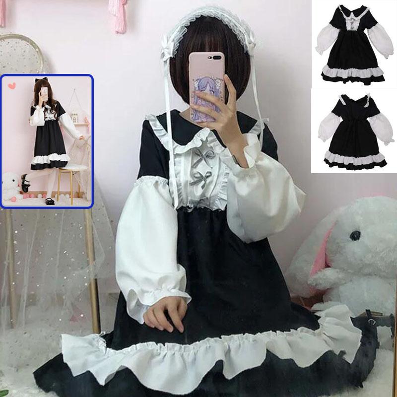 

Новое платье Лолиты, свободное японское платье Лолиты для девочек, милое повседневное