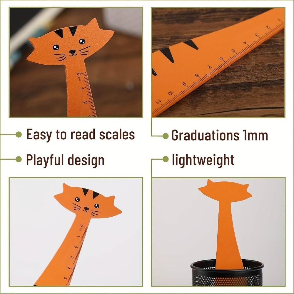Practical Animal Shaped Ruler Fun Design Practical Measuring Tools Student Supplies