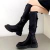 Premium Sense Versatile Xiaoxiangfeng Martin Boots French Comfortable Round Head Two Wear High Boots Children 2025 New Models