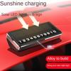 Solar Powered Led Temporary Parking Card, Multi-Number Hidden Plate, Car Parking Stop Gadget