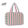 Multifunctional Organizer for Daily Essentials Stripes Travel Toiletry Bag 4 Compartments Waterproof Makeup Foldable Shower Kit Camping And Gym Case,