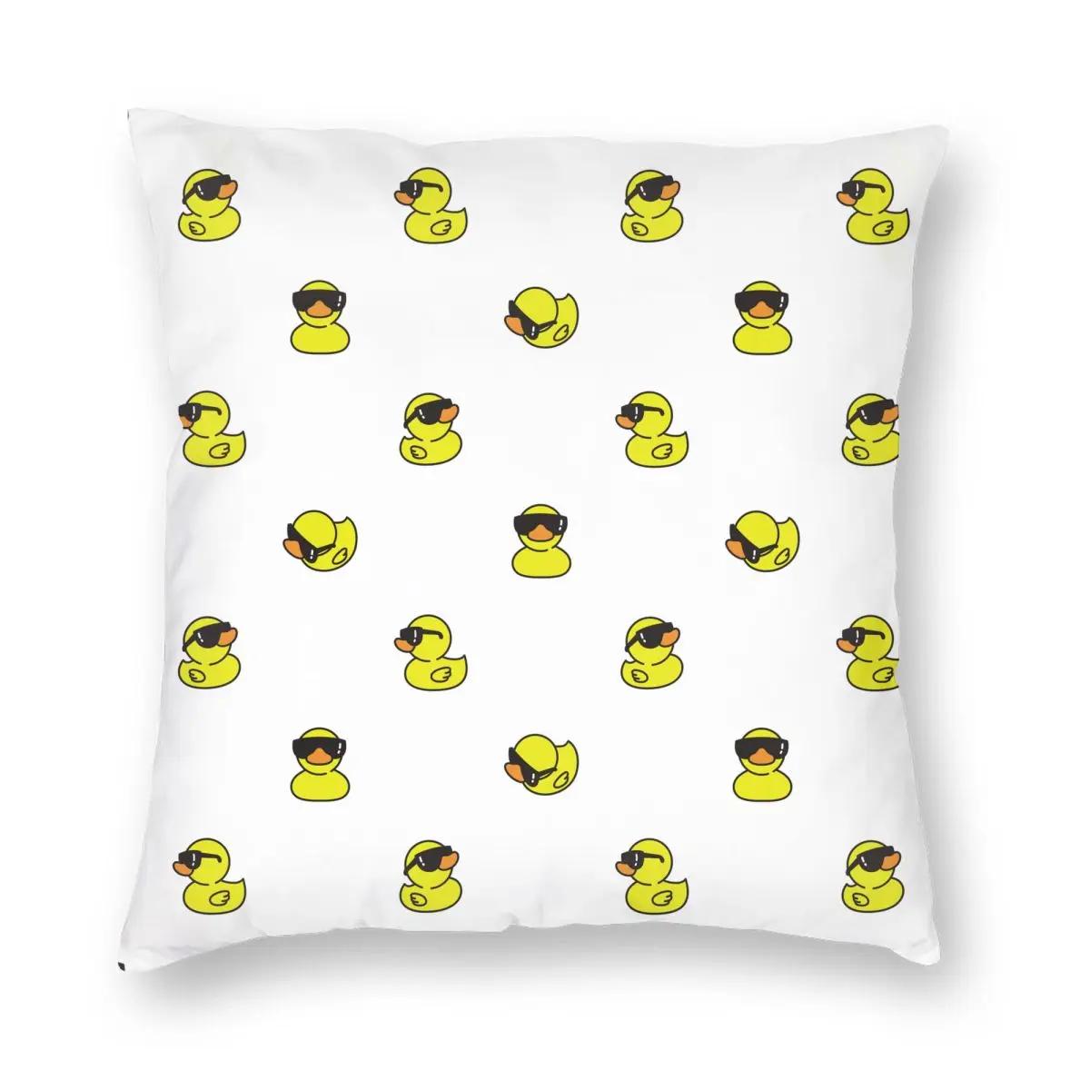

Cartoon Yellow Duck Pattern Pillowcase Soft Fabric Cushion Cover Decoration Pillow Case Cover Home Zippered X 66x66cm