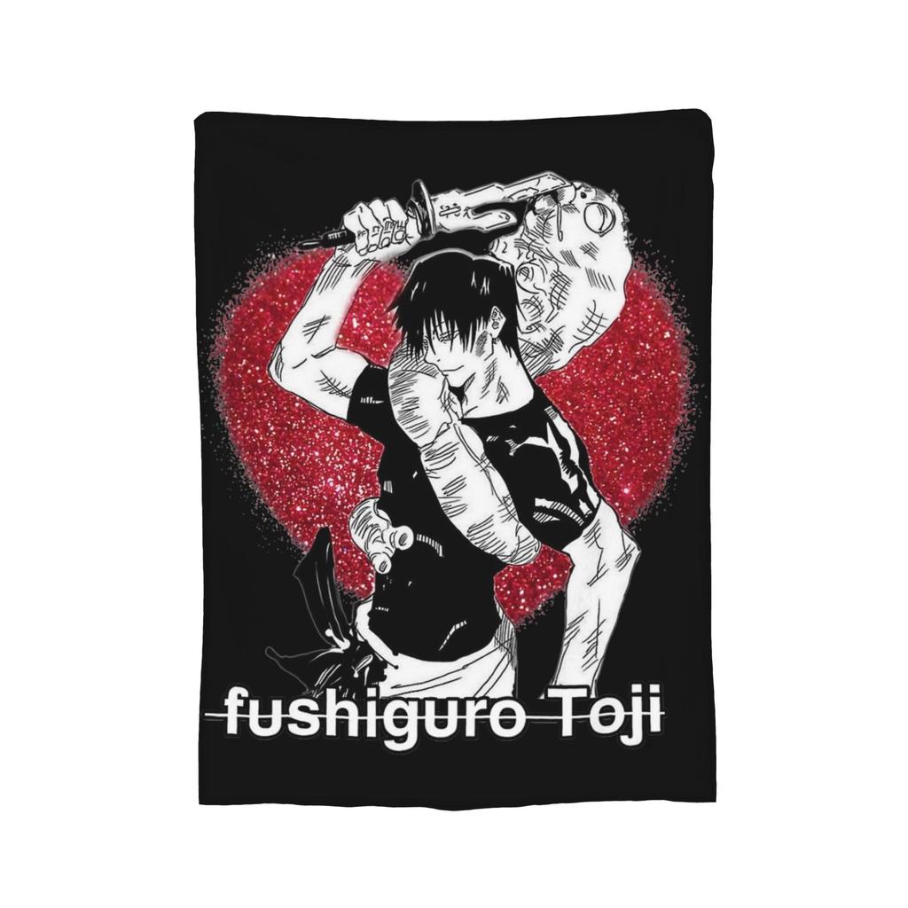 Yuji x Sukuna Blanket Jujutsu Kaisen Flannel Awesome Warm Throw Blankets for Coverlet Decoration,