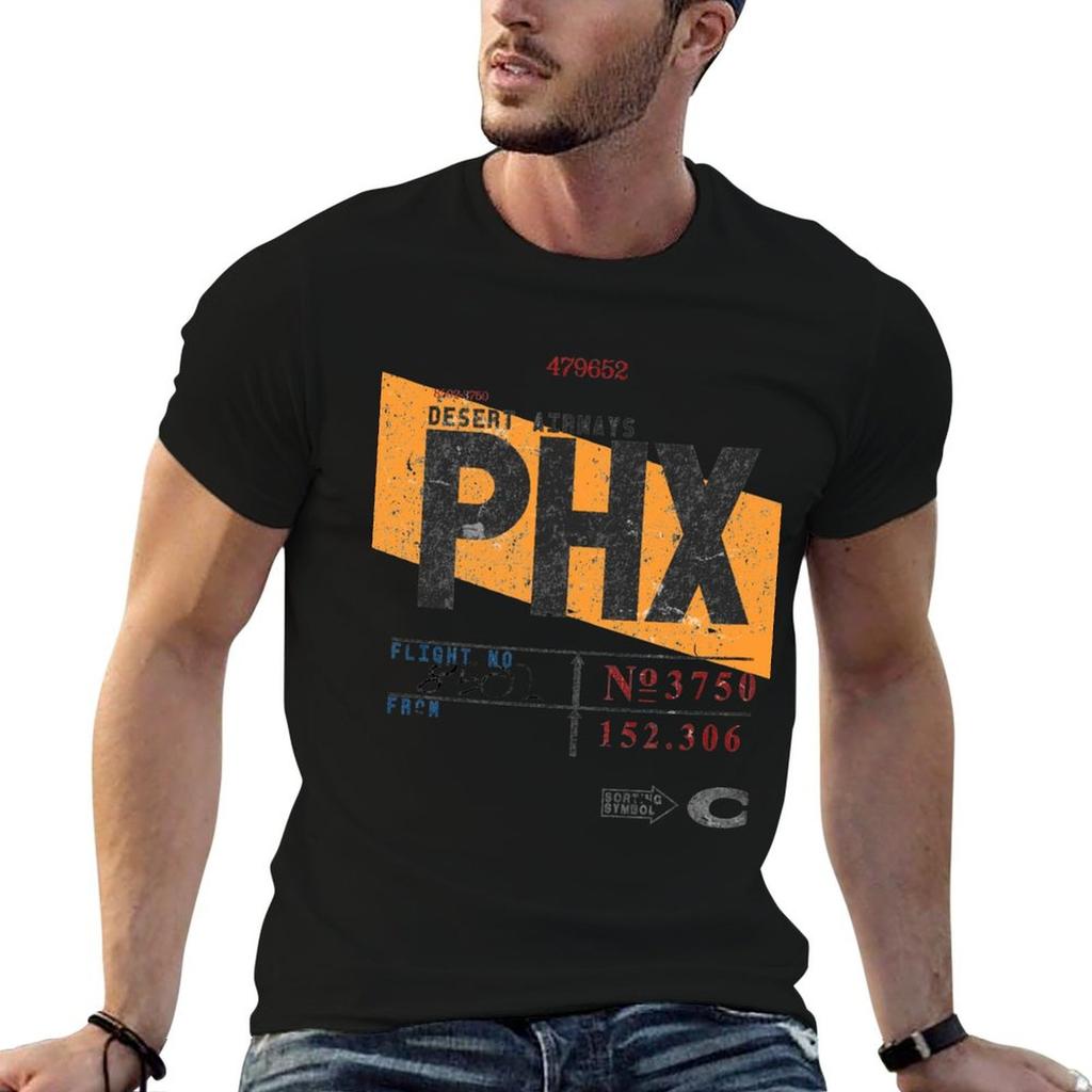 Phx Phoenix Sky Harbor Intl Airport Vintage Airline Tag Tee Tshirt Anime Tshirt Essential T Shirt Tshirt
