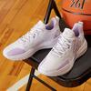 Scarpe da Basket 361 Big3 Team Ammortizzazione Resistenti all'Abrasione Traspiranti Basse da Uomo Bianco Viola 672331109-1