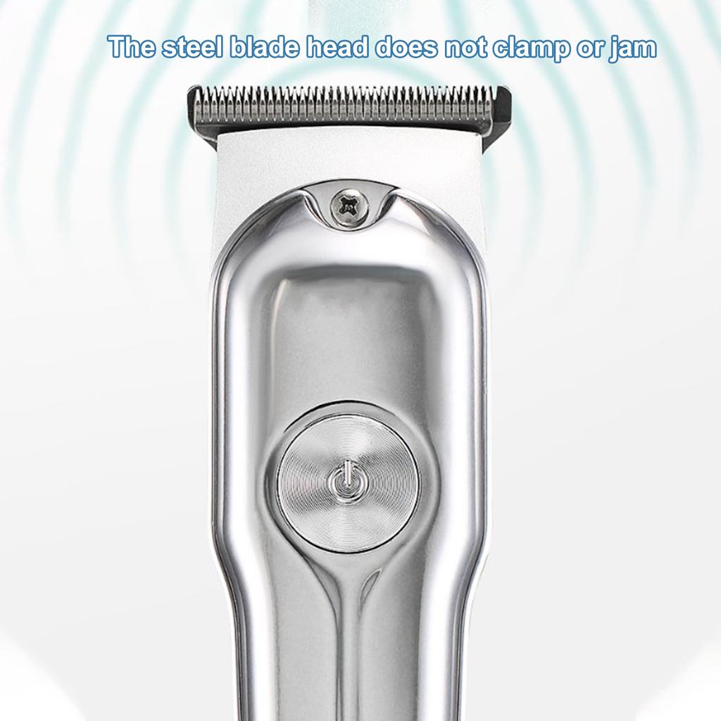 5W Hair Clipper Stainless Steel Rustproof Smooth Trimming for Travel Vacation Business Trips