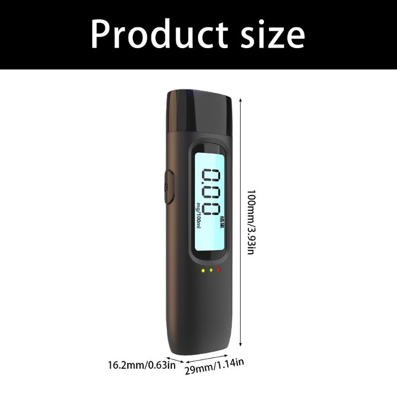 High Precisions Detector Including Non Contact Testing And LCD Screen For Law Enforcement Standards In Compact Design