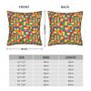Rainbow Building Blocks Pattern Pillow Cover Soft Cushion Cover Morden Pillow Case For Living Room Bed Chair