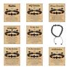 Boys Religious Crosses Bracelet Adjustable Beaded Designs for Godson Grandson Confirmation Ceremony Gifts Present