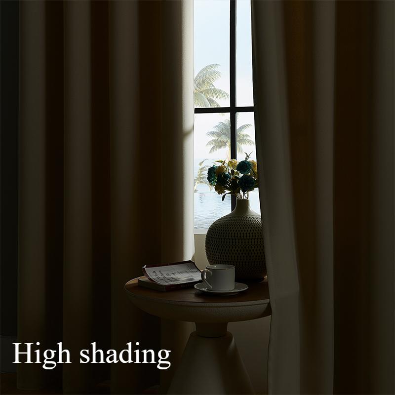1 ks Oboustranný jednobarevný zatemňovací závěs, Zatemňovací a světlo redukující závěs, Závěsy pro dekoraci obývacího pokoje a ložnice