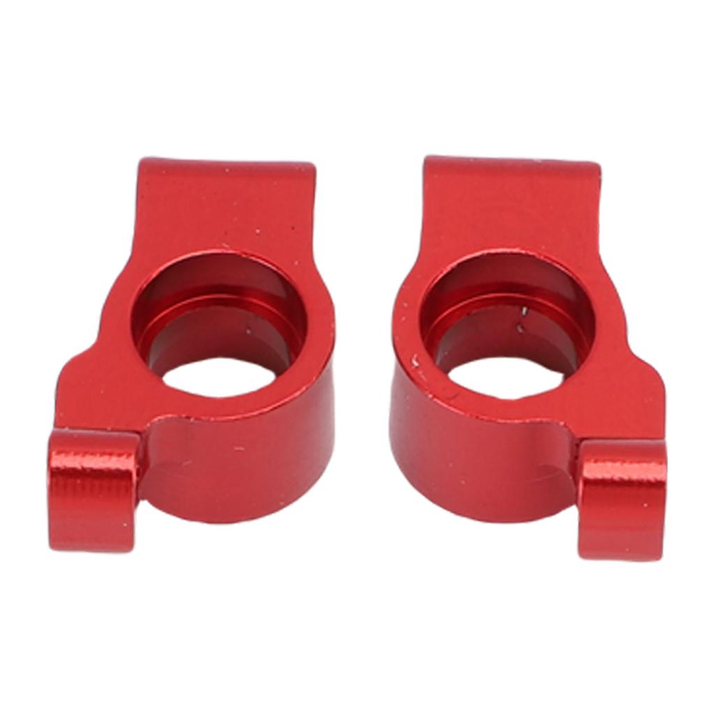 2PCS Rear Steering Cups for 1 24 Scale RC Car Alloy Material Steering Replacement Parts Left and Right Red
