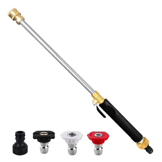 Jet Nozzle Power Washer for Garden Hose Washer Wand with 3 Interchangeable Nozzles Quick-Connect High Pressure Washer Hose Nozzle