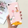 For Apple iPhone 7 8 Plus Case Cute Fashion Painted Back Cover Soft Silicone Phone Case For iPhone 8 Plus iPhone7 iPhone8 Bumper
