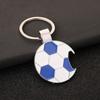 2Pcs Soccer Keychain Bottle Opener Keychain Charm Accessory for Keys & Cars, for Football Fan Gifts