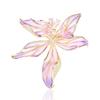 Nové nádherné smaltované brože orchideje Špičkové zirkony Elegantní temperamentní oblek Kabát Doplňky Dámské květiny Odznaky brože Dárek