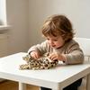 Figurină Leopard de Zăpadă Imprimată 3D Articulații Mobile Figurină Leopard Ameliorarea Stresului Animal Sălbatic Jucărie Fidget Ornament Decorativ pentru Birou Acasă