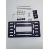 Car License Plate Bracket Front License Plate Holder Mounting Kit Universal Bumper Frame Mount With Stainless Steel Screw Cap License Plate Covers