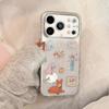 Red Apple Deer Rocking Stand 16 Pro Max Phone Case for IPhone 17, 12 Transparent, 15 Cartoon Series
