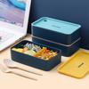 Portable Lunch Box for Kids School Microwave Plastic Bento Box with Movable Compartments Salad Fruit Food Container Box